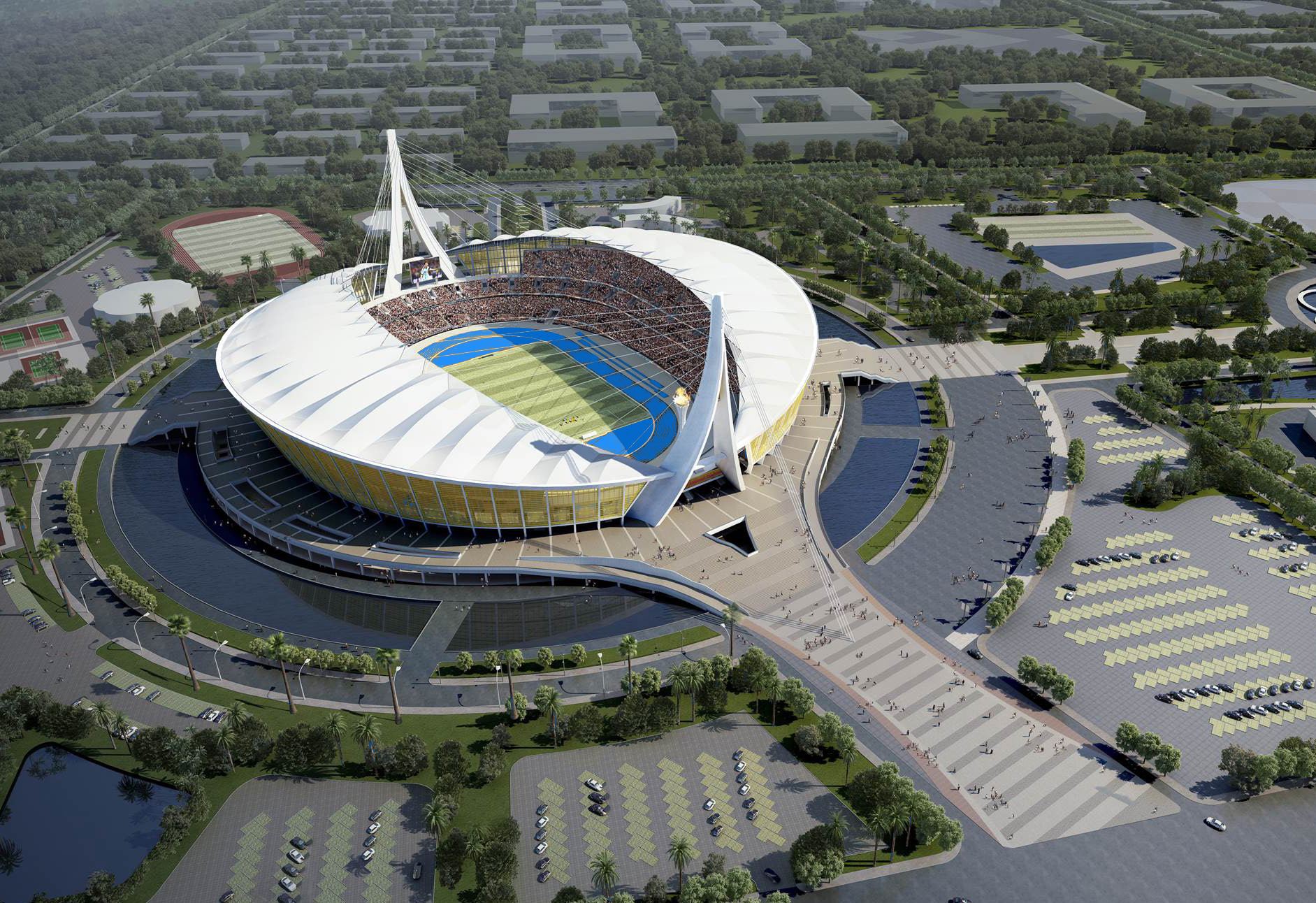 航力硅酸鈣板應用-德佐體育場