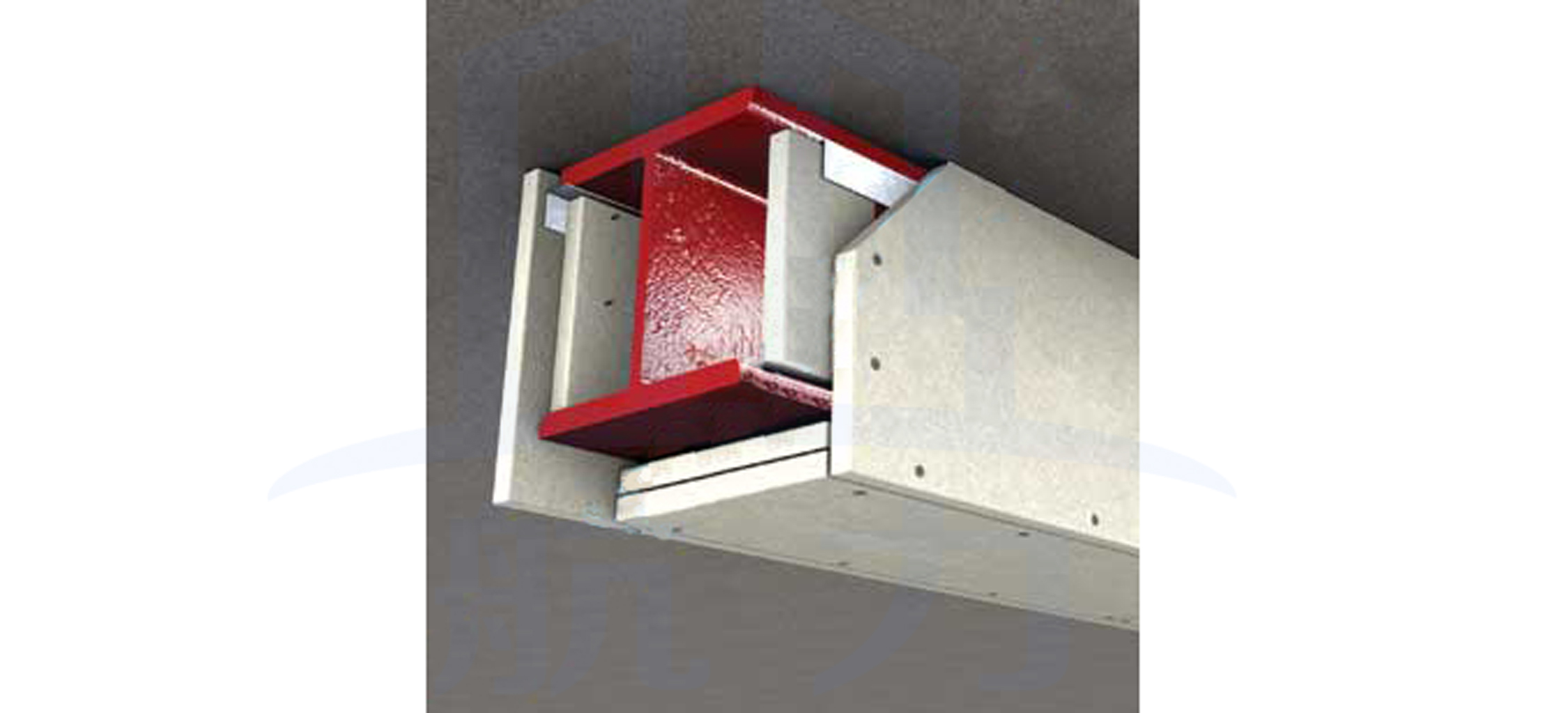 2小時(shí)鋼結(jié)構(gòu)防火包覆，需要在防火板內(nèi)側(cè)填充防火棉